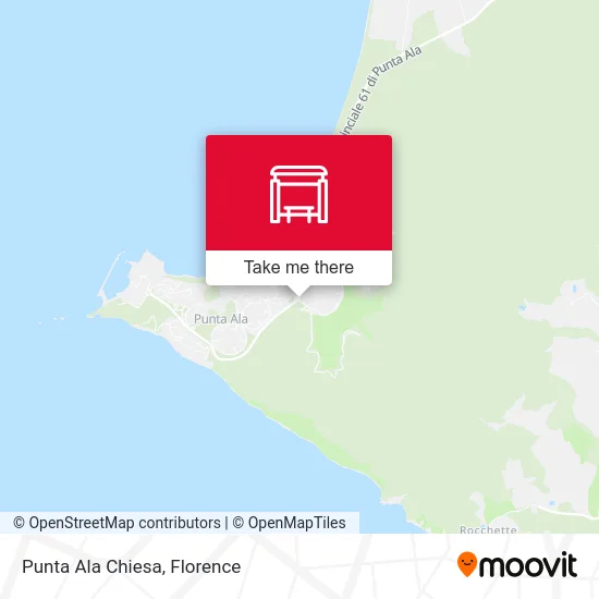 Punta Ala Chiesa map