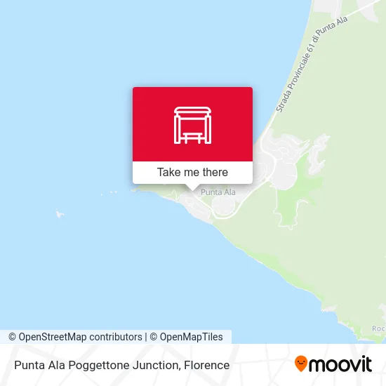 Punta Ala Poggettone Junction map