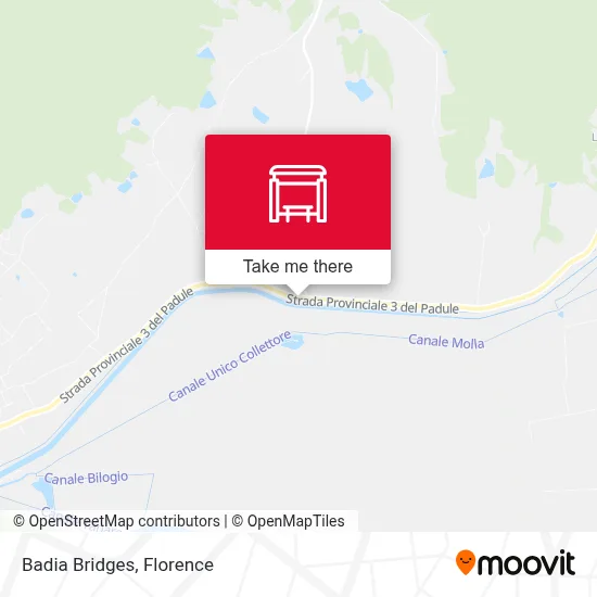 Badia Bridges map