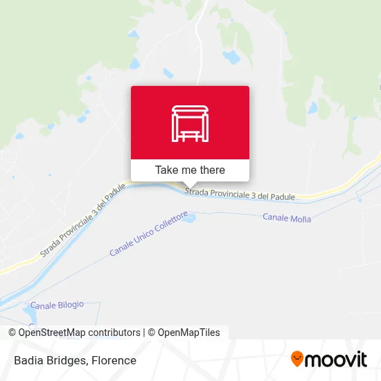 Badia Bridges map