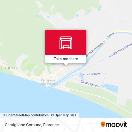 Castiglione Comune map