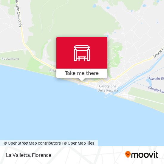 La Valletta map