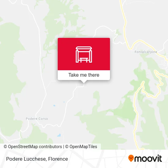 Podere Lucchese map