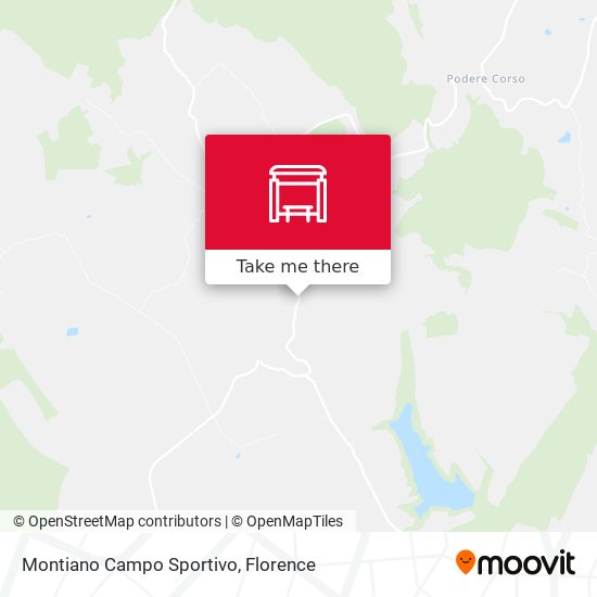Montiano Campo Sportivo map