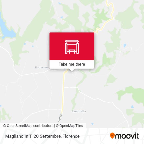 Magliano In T. 20 Settembre map