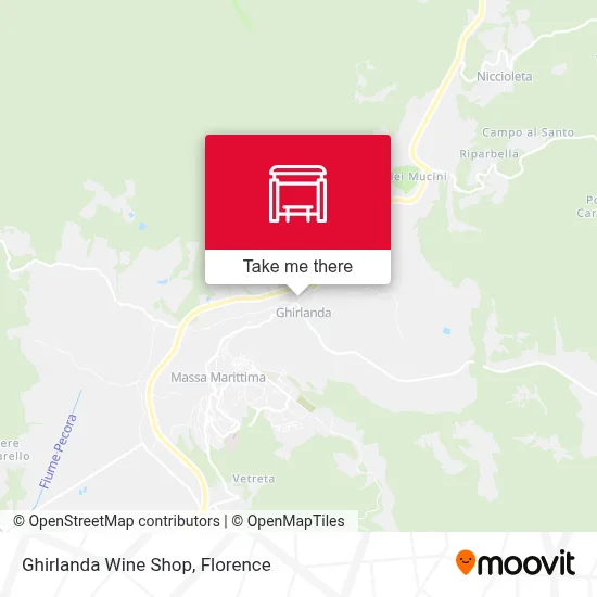 Ghirlanda Wine Shop map