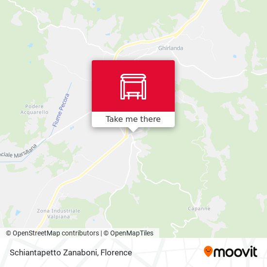 Schiantapetto Zanaboni map