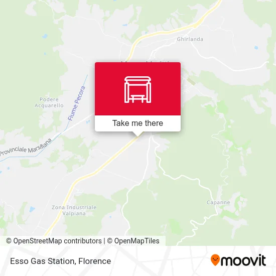 Esso Gas Station map