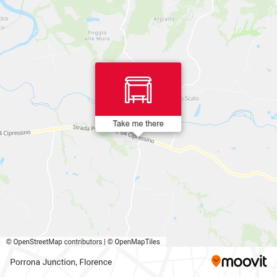 Porrona Junction map