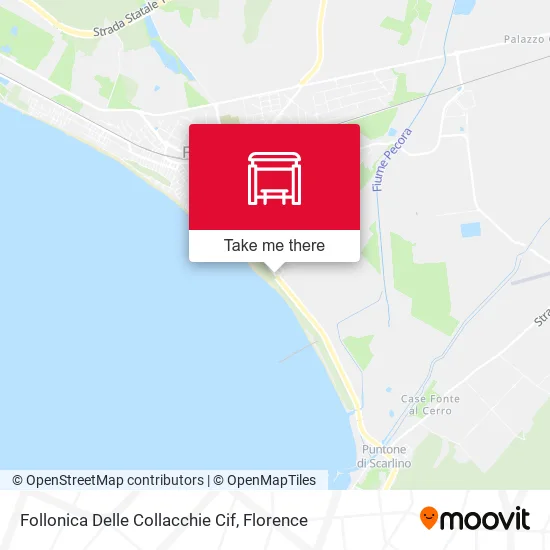 Follonica Delle Collacchie Cif map