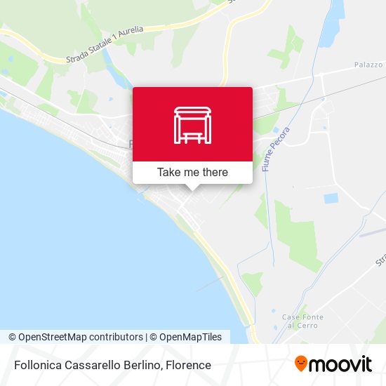 Follonica Cassarello Berlino map