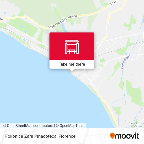 Follonica Zara Pinacoteca map