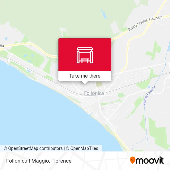 Follonica First of May map