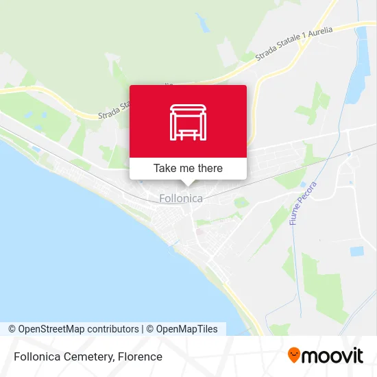 Follonica Cemetery map