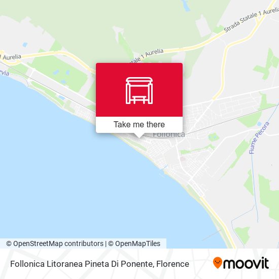Follonica Litoranea Pineta Di Ponente map