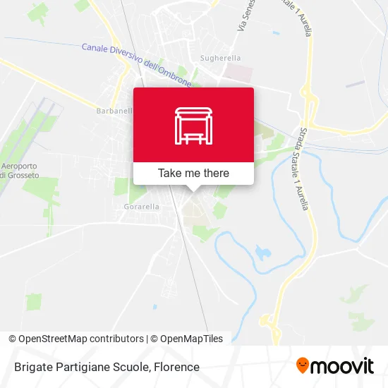 Brigate Partigiane Scuole map
