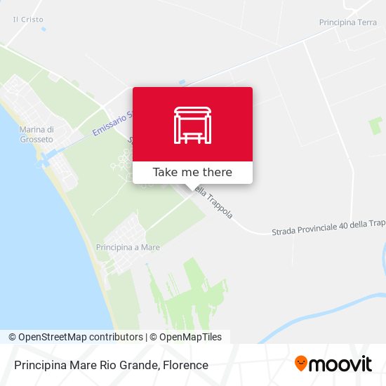 Principina Mare Rio Grande map