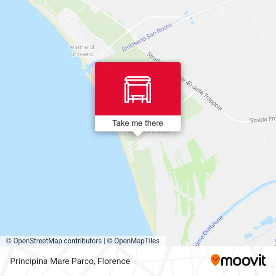 Principina Mare Parco map