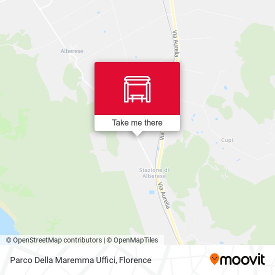 Parco Della Maremma Uffici map
