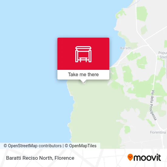 Baratti Reciso North map