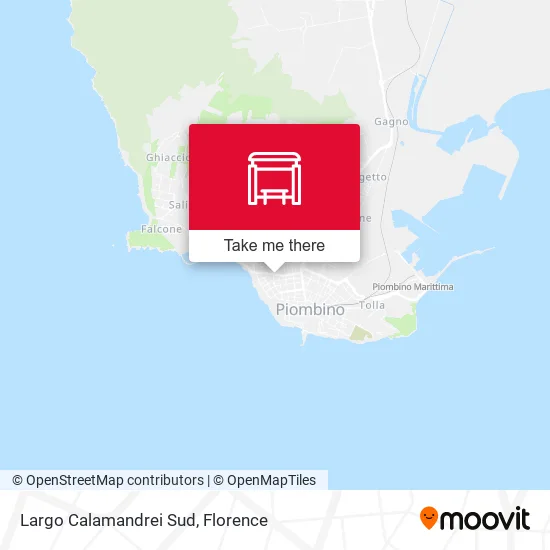 Largo Calamandrei Sud map