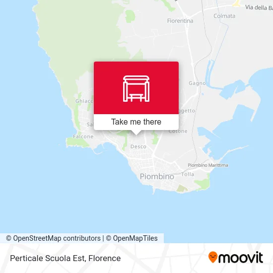Perticale School East map