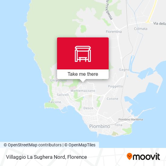 Villaggio La Sughera Nord map