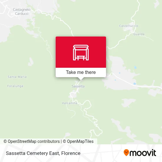Sassetta Cemetery East map