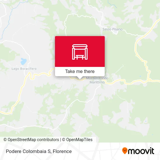 Podere Colombaia S map