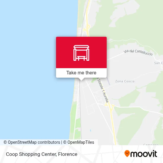 Coop Shopping Center map