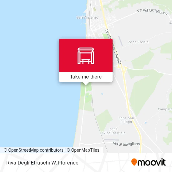 Riva Degli Etruschi W map