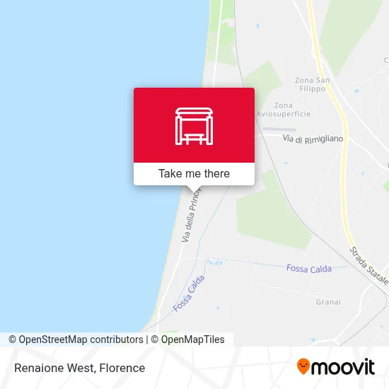 Renaione West map