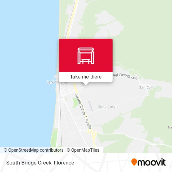 South Bridge Creek map