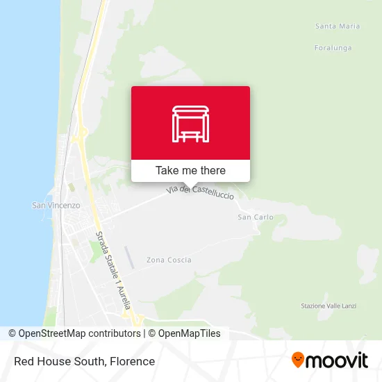 Red House South map