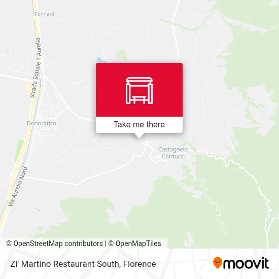 Zi' Martino Restaurant South map