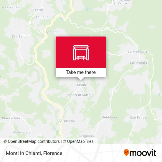 Monti In Chianti map