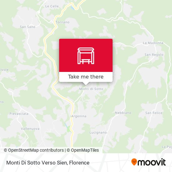 Monti Di Sotto Verso Sien map