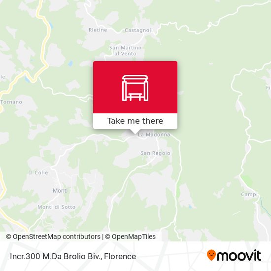 Incr.300 M.Da Brolio Biv. map