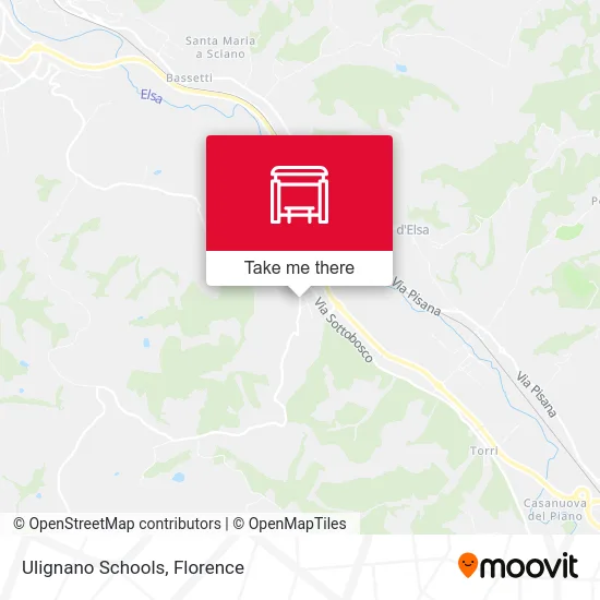 Ulignano Schools map