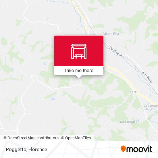 Poggetto map