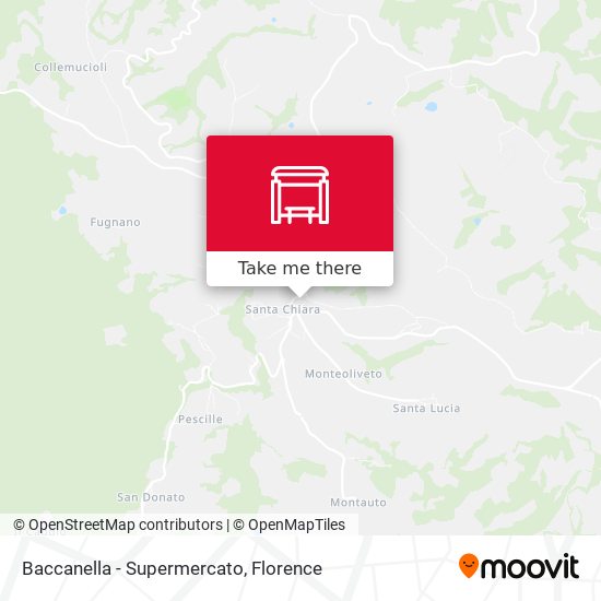 Baccanella - Supermercato map