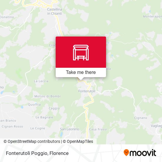 Fonterutoli Poggio map