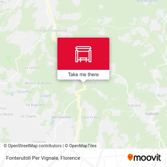 Fonterutoli Per Vignale map