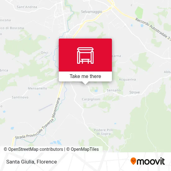 Santa Giulia map