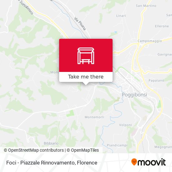 Foci - Piazzale Rinnovamento map