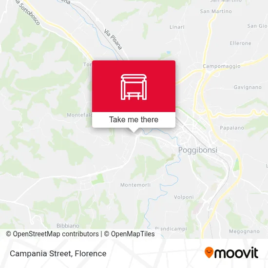 Campania Street map