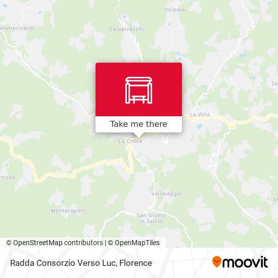 Radda Consorzio Verso Luc map