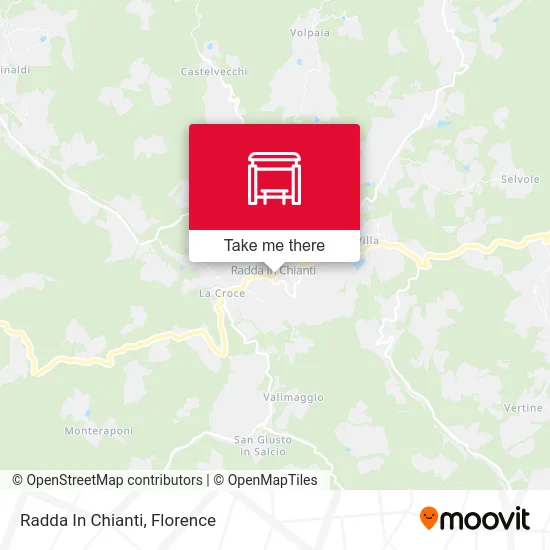 Radda In Chianti map