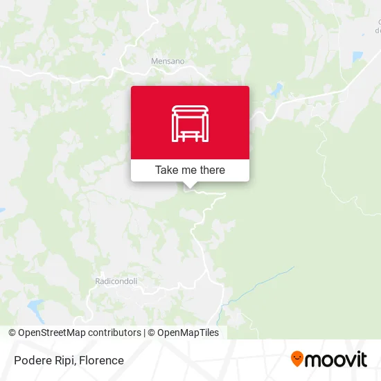 Podere Ripi map