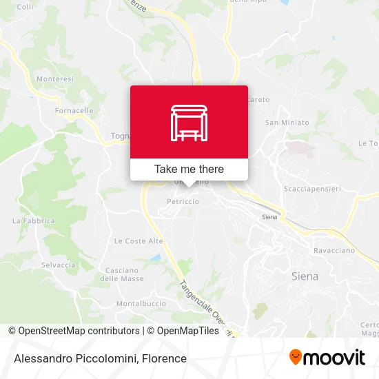 Alessandro Piccolomini map
